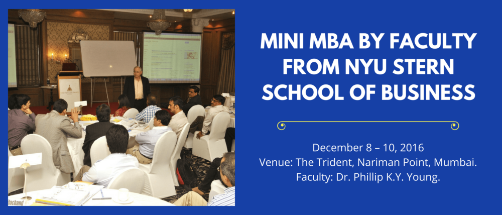 Mini MBA by faculty from NYU Stern School of Business