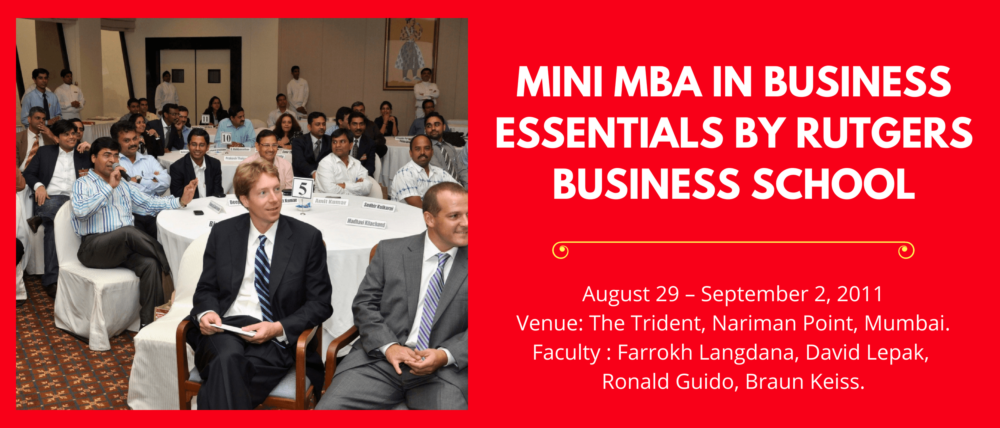 Mini MBA in Business Essentials by Rutgers Business School